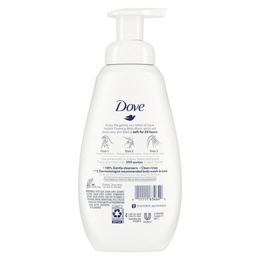Dove Shea Butter and Warm Vanilla Shower Foam Body Wash, 13.5 Oz