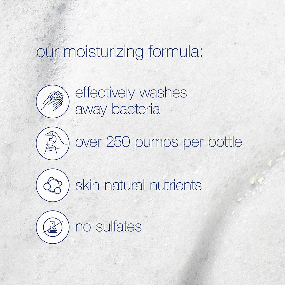 Dove Beauty Instant Foaming Sensitive Skin Body Wash, 13.5 Oz