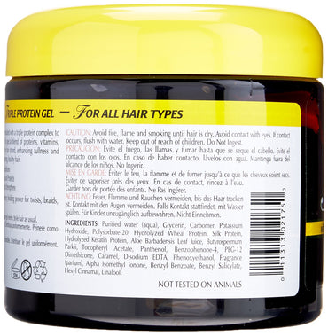 Fantasia Ic Thick N Shine Hair Styling Gel Jar, 16 Oz