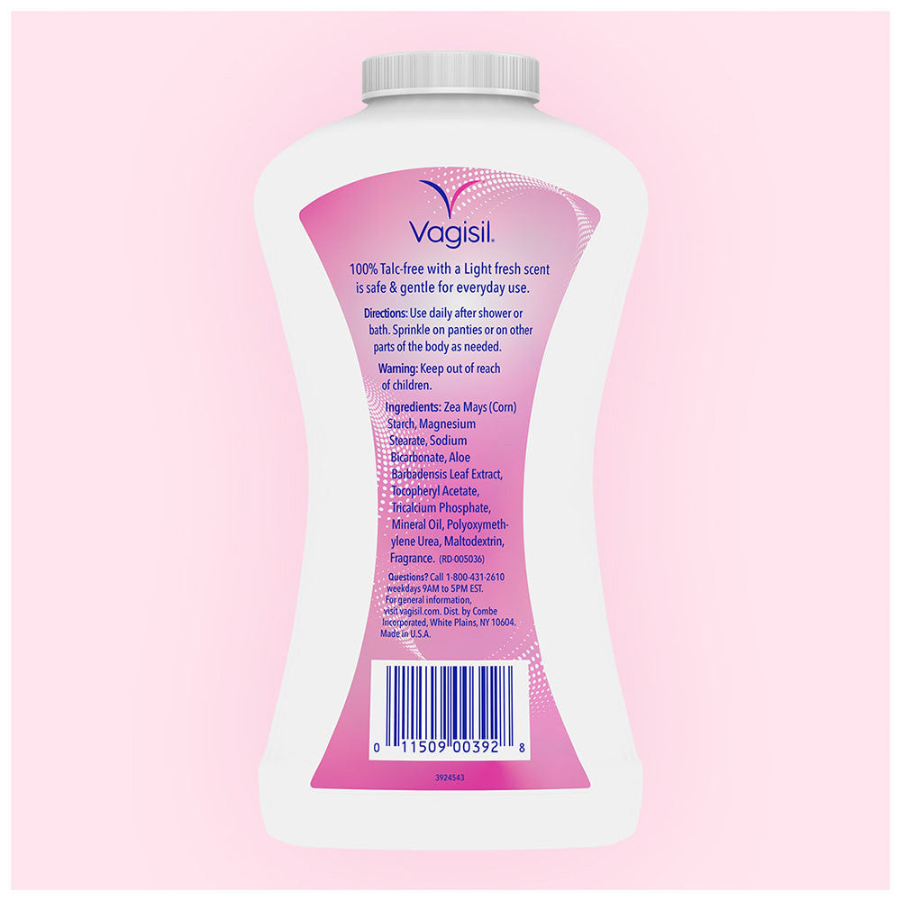 Vagisil Deodorant Powder With Odor Block Protection, 8 Oz