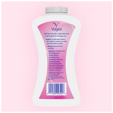 Vagisil Deodorant Powder With Odor Block Protection, 8 Oz