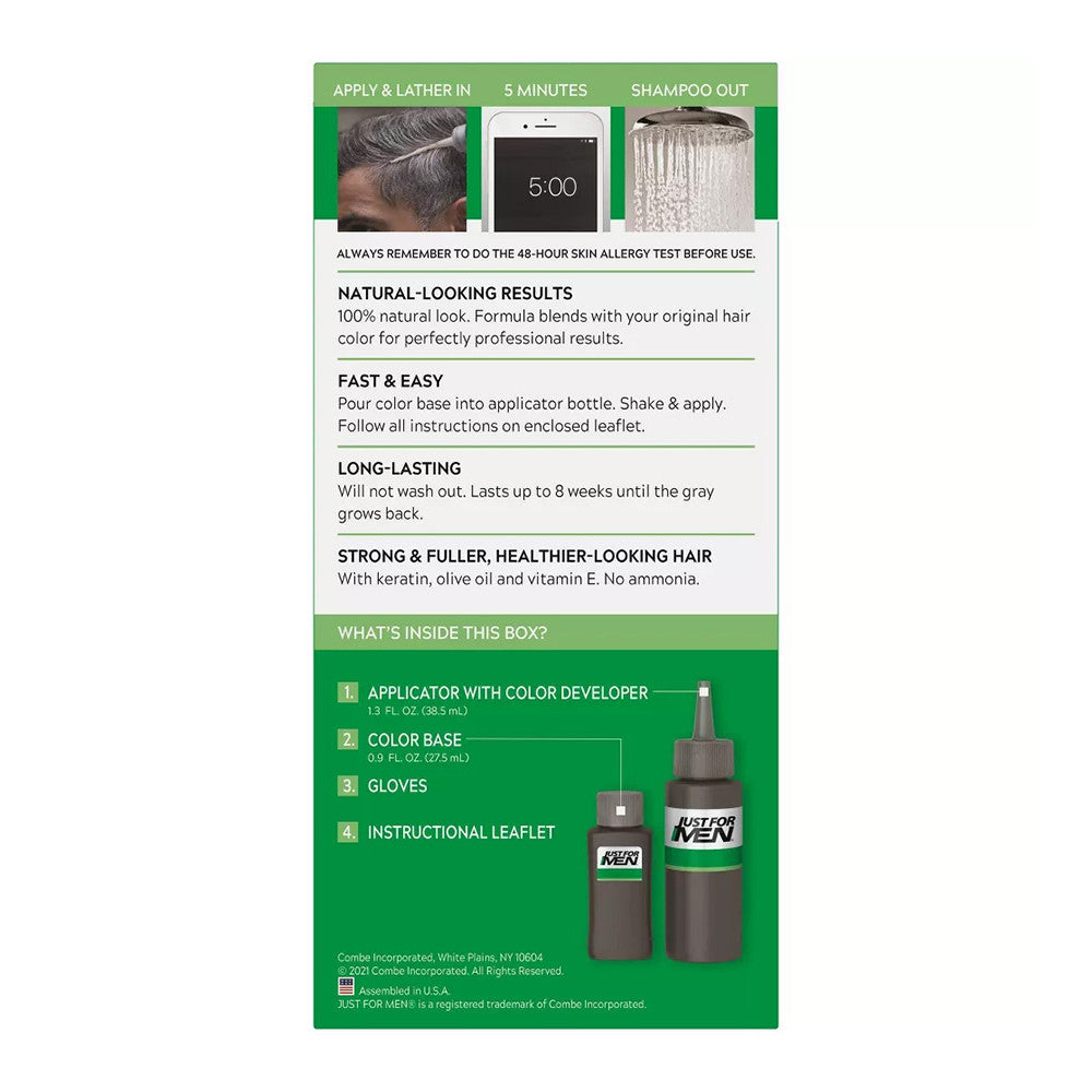 Just For Men Original Formula H-47 Haircolor, Rich Dark Brown, 1 Kit