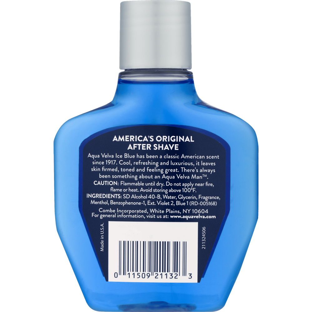 Aqua Velva Cooling After Shave, Classic Ice Blue - 3.5 Oz