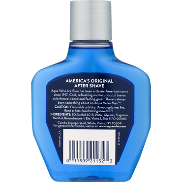 Aqua Velva Cooling After Shave, Classic Ice Blue - 3.5 Oz