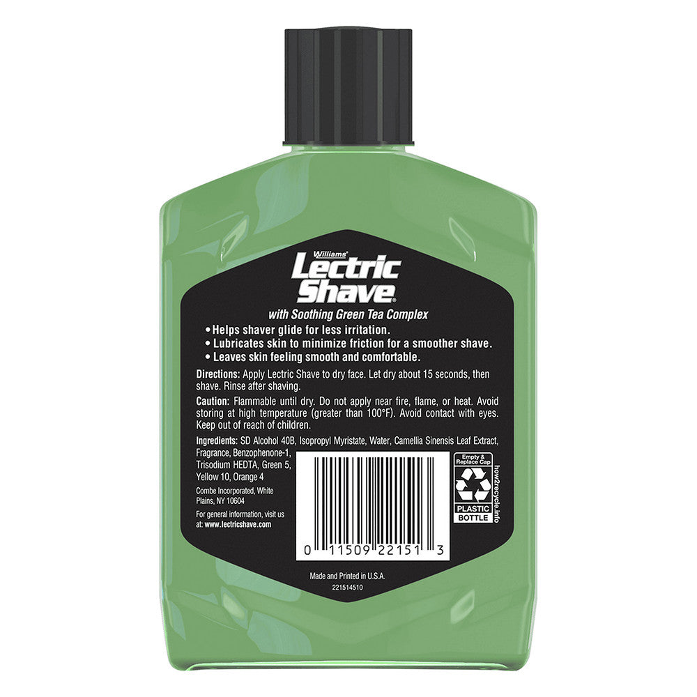 Williams Lectric Shave Pre Electric Shave Lotion Regular, 7 Oz