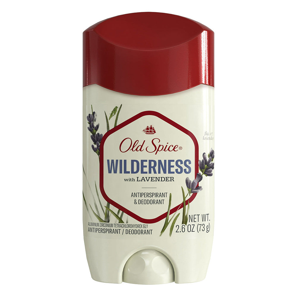 Old Spice Wilderness with Lavender Antiperspirant and Deodorant for Men, 2.6 Oz