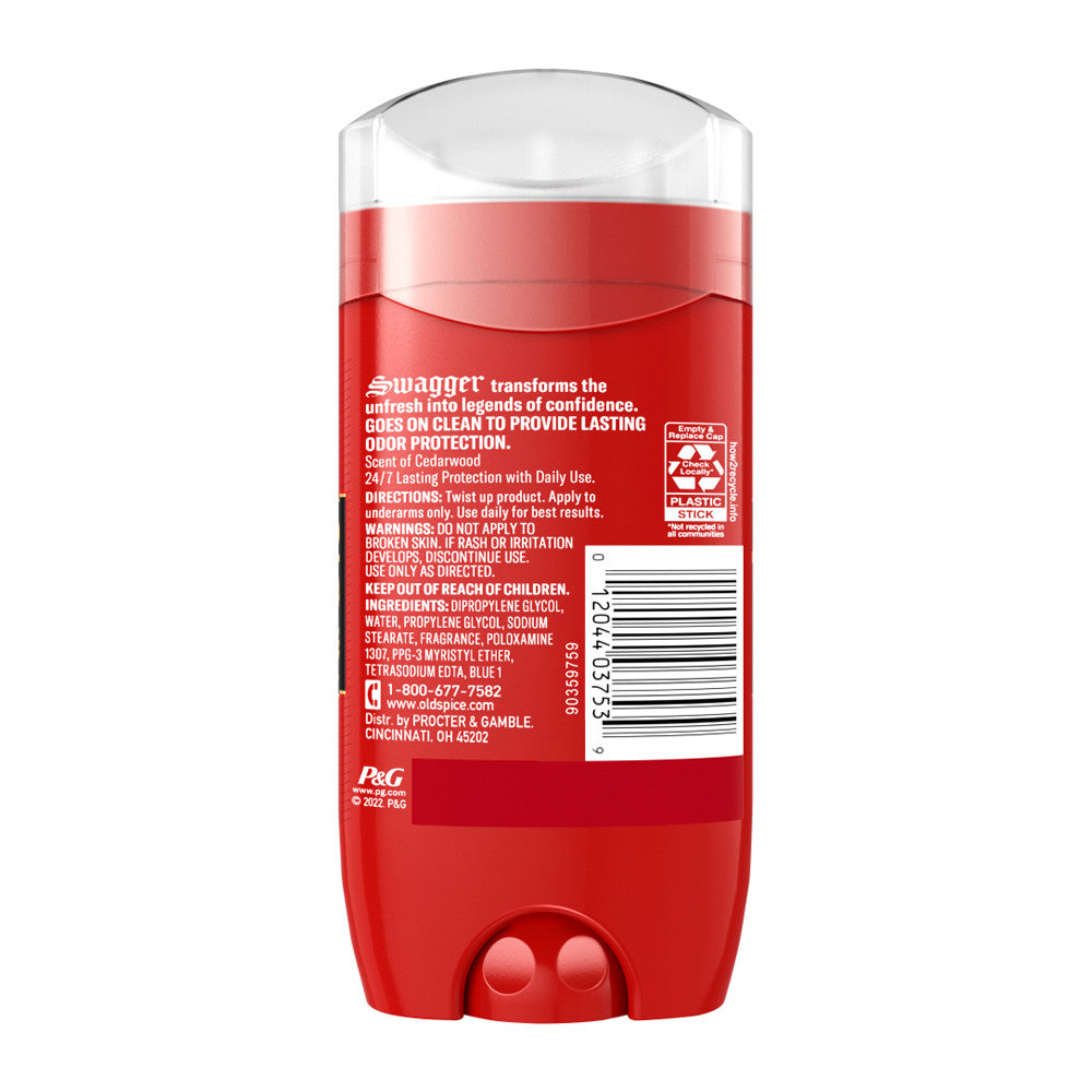 Old Spice Red Zone Collection Stick Deodorant, Swagger - 3 Oz