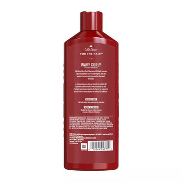 Old Spice Wavy Curly Shampoo With Aloe And Avocado Oil, 13.5 Oz