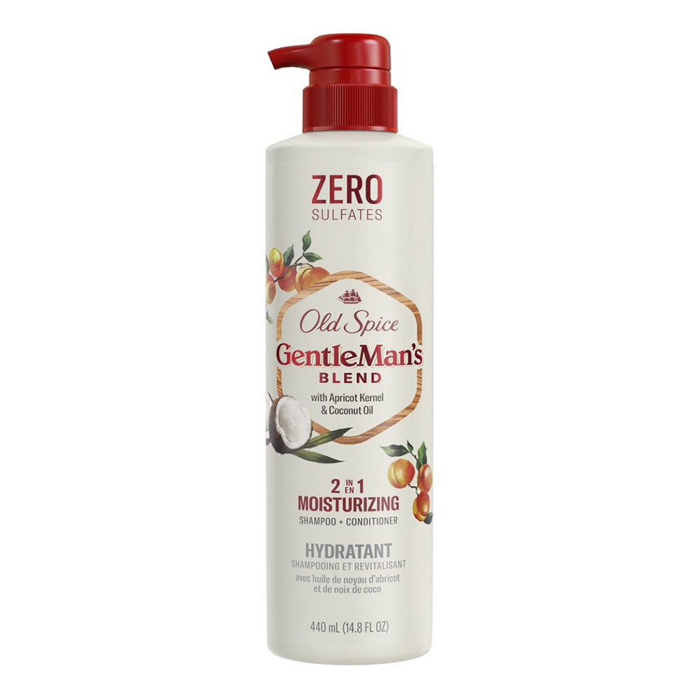 Old Spice 2 In1 Mens Moisturizing Shampoo and Conditioner, 14.8 Oz