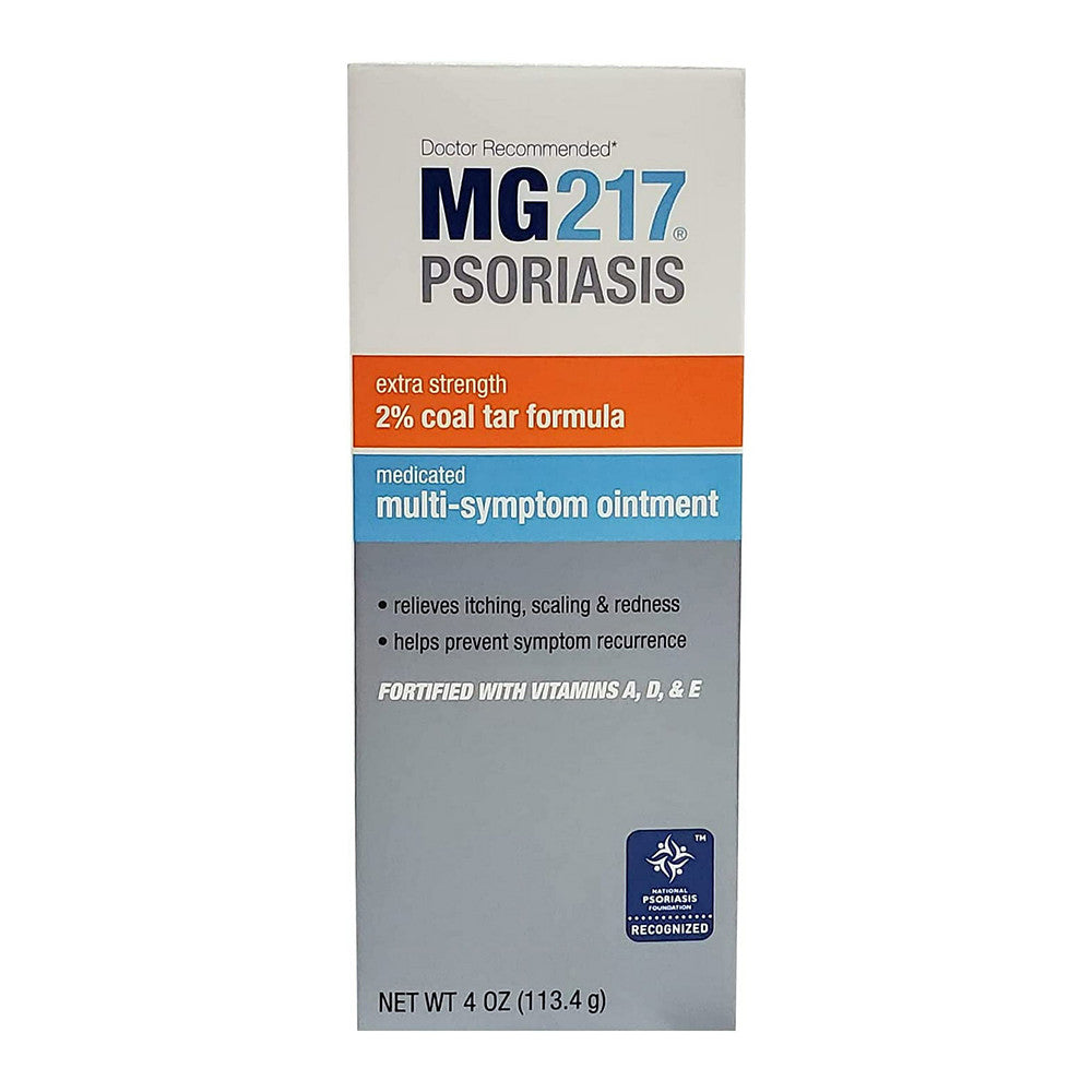 MG217 Psoriasis 2% Coal Tar Multi-Symptom Ointment, 4 Oz