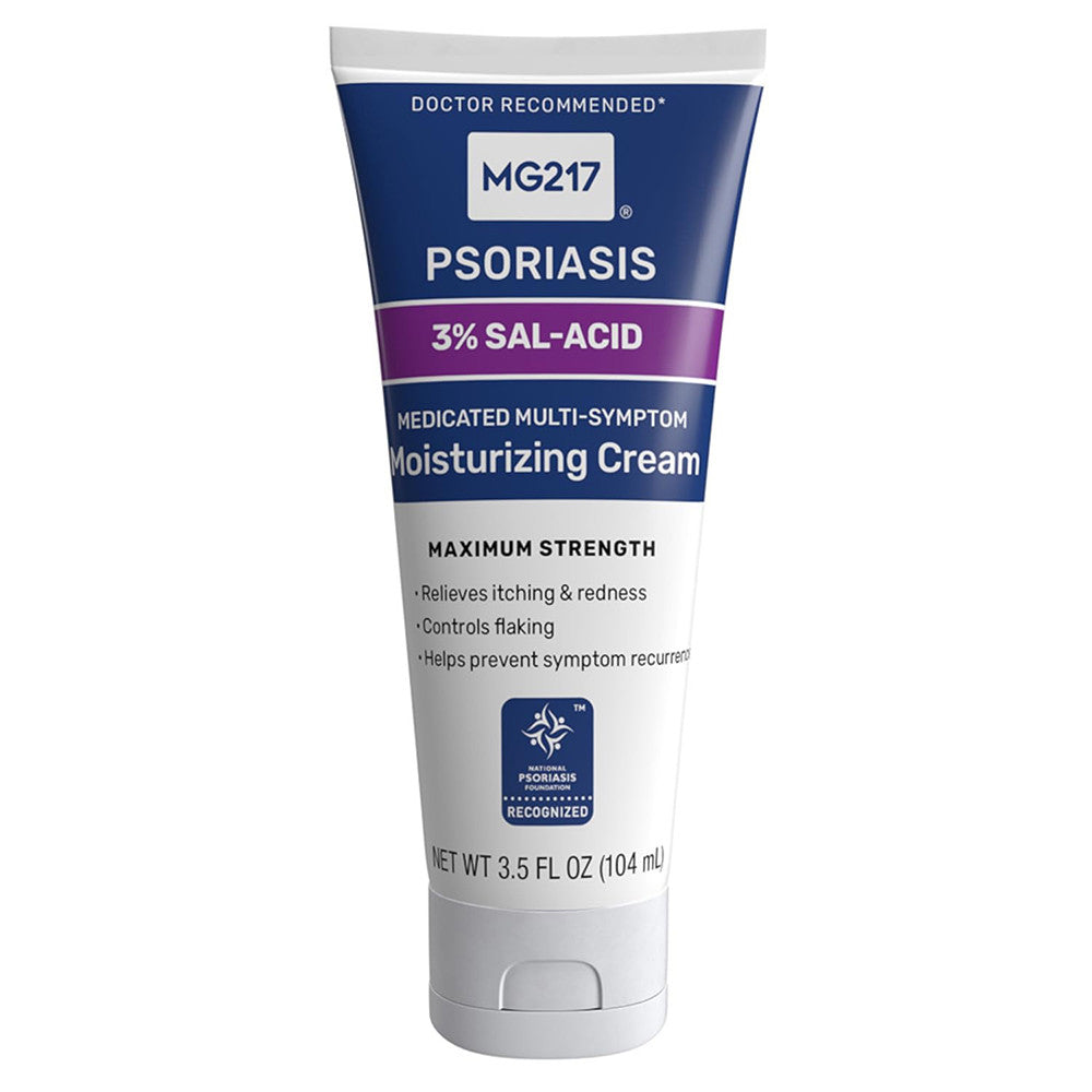 MG217 Psoriasis Multi Symptom Moisturizing Cream, 3.5 Oz