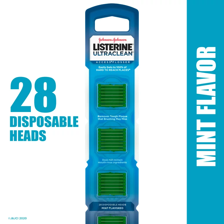Listerine Ultraclean Access Flosser Starter Refill - 28 Ea