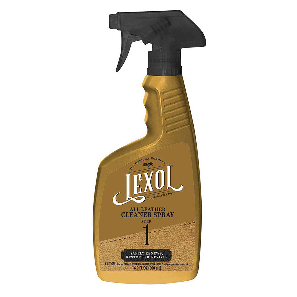 Lexol All Leather Deep Cleaner Spray Safely Renews Restores and Revives 16.9Oz (500ml)
