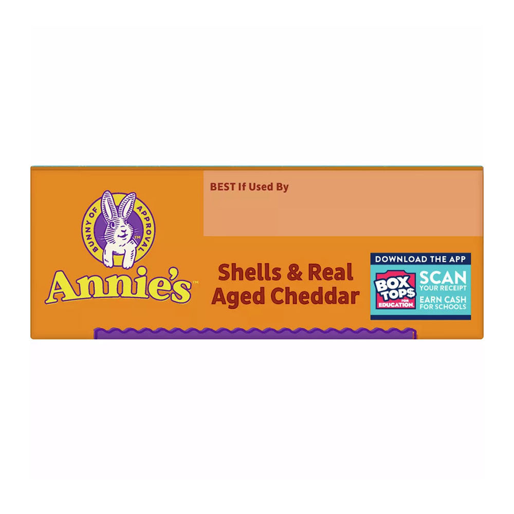 Annies Shells And Real Aged Cheddar Macaroni And Cheese, 6 Oz