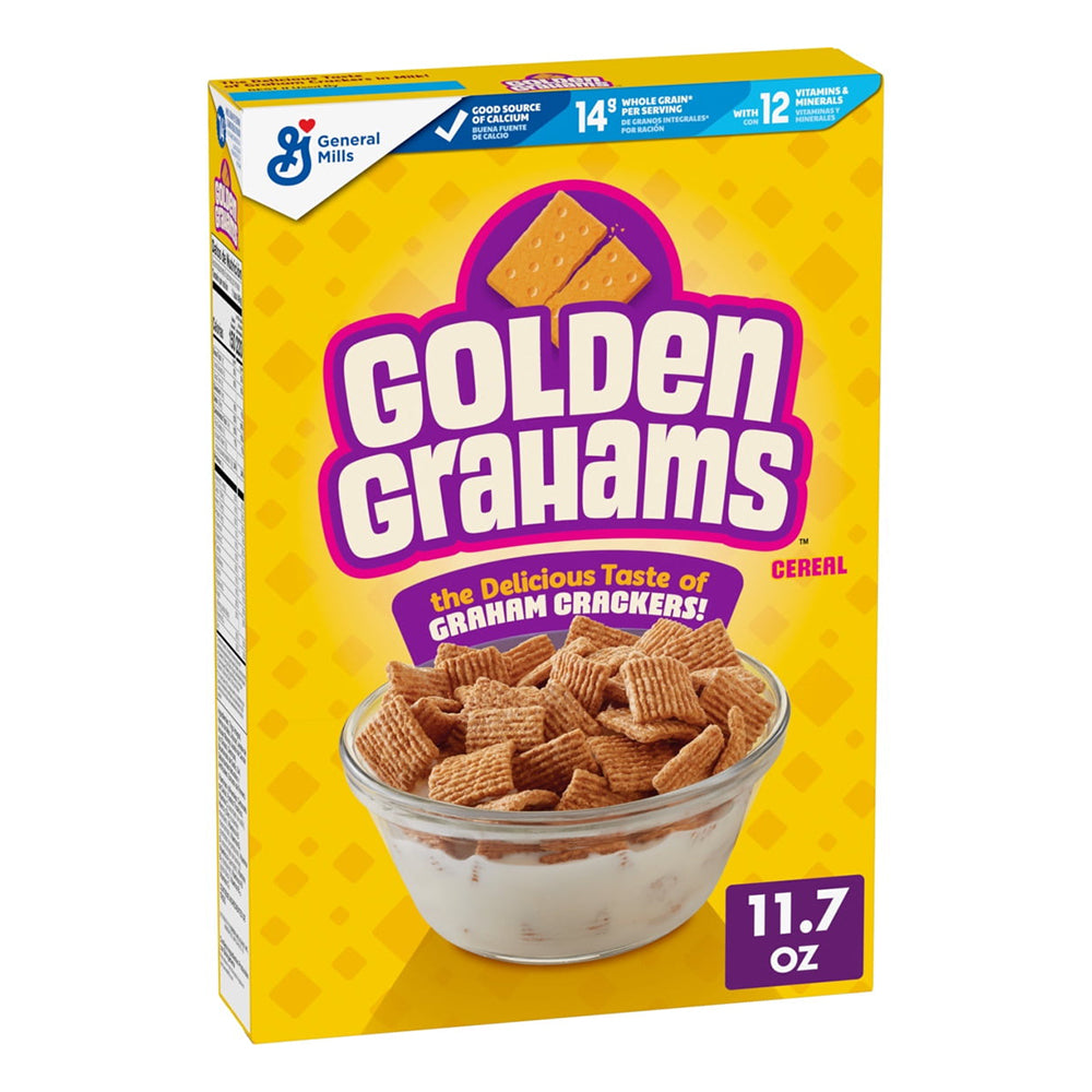 General Mills Golden Grahams Cereal for Crunchy Honey Graham Breakfast or Snack 11.7Oz (331g)