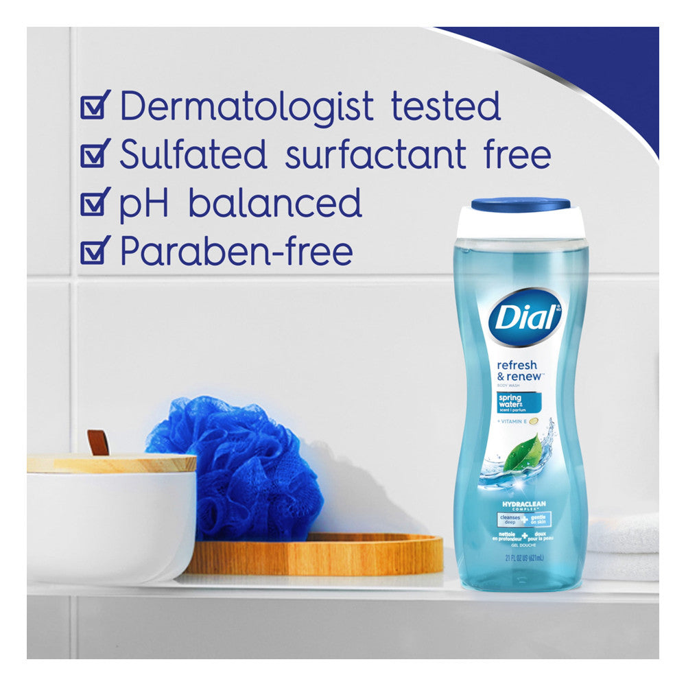 Dial Spring Water Hydrating Body Wash - 16 Oz