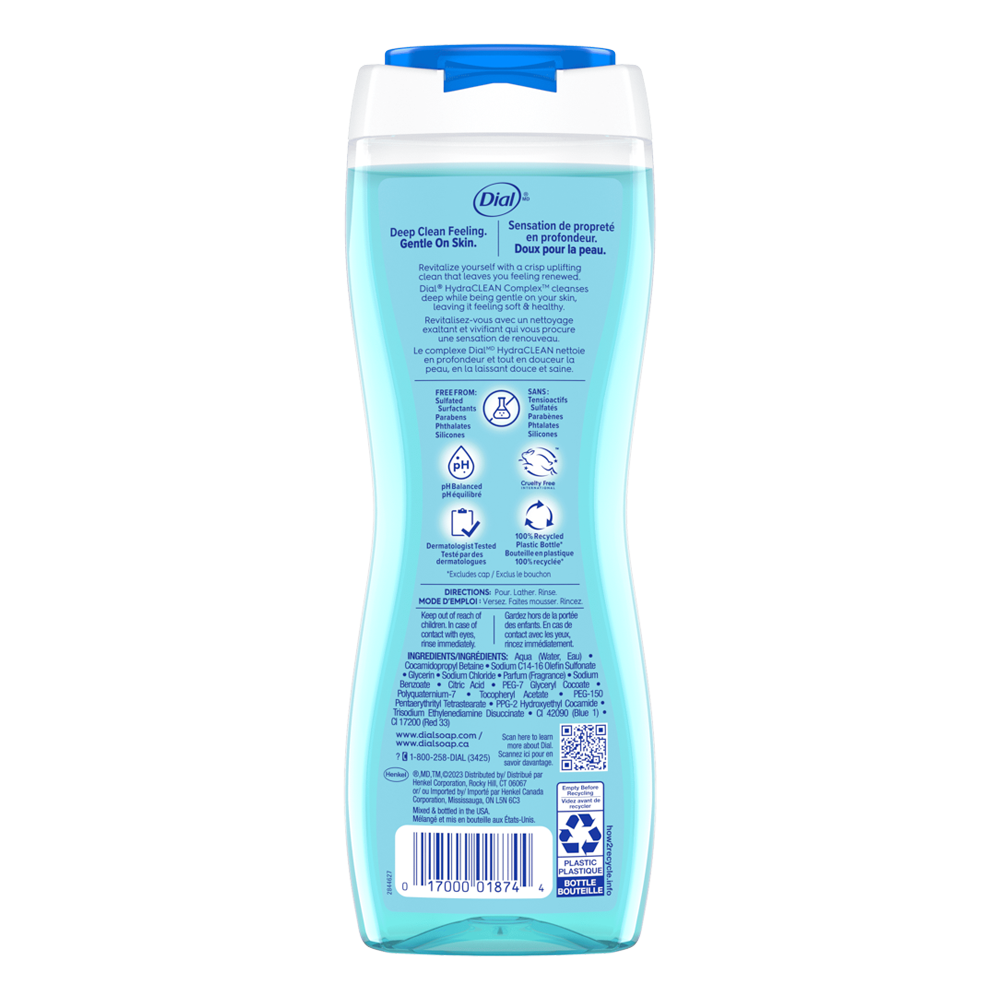 Dial Spring Water Hydrating Body Wash - 16 Oz