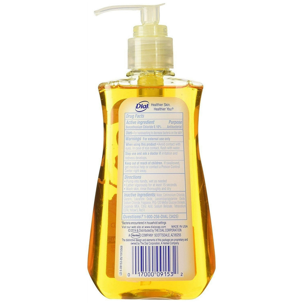 Dial Complete Antibacterial Gold Liquid Hand Soap, 7.5 Oz