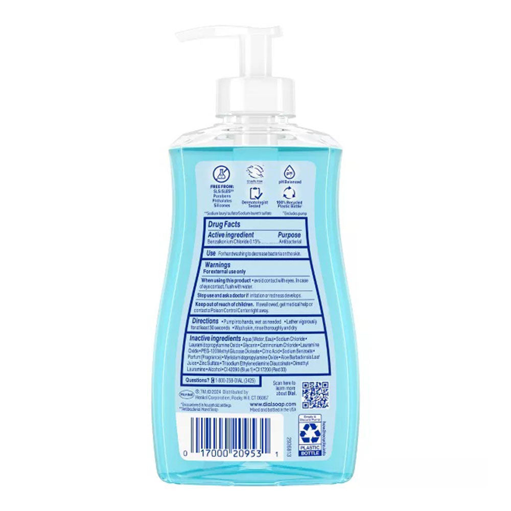 Dial Antibacterial Defense Pump Spring Water Liquid Hand Soap, 11 Oz