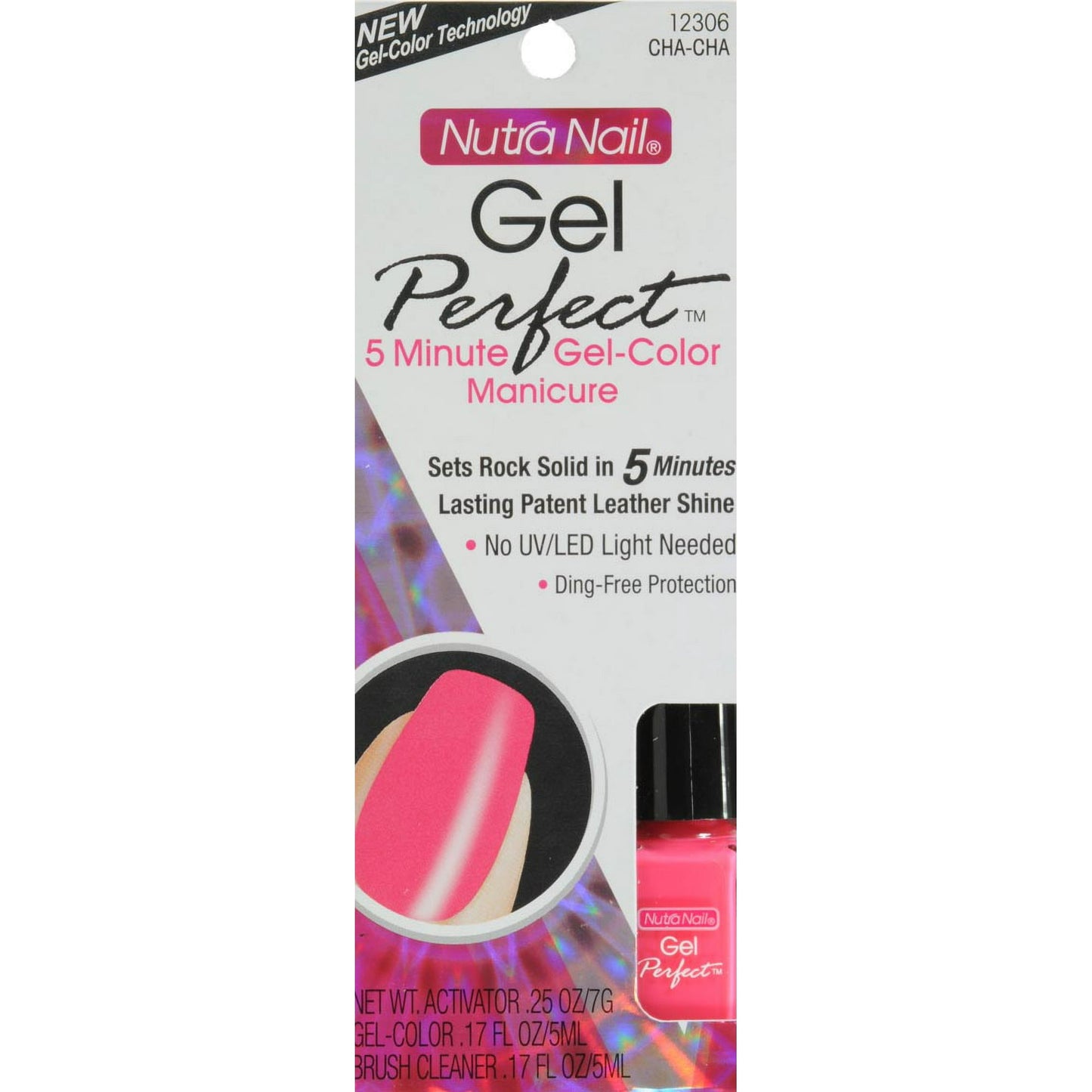 Nutra Nail Perfect Gel Color, Cha-Cha - Kit