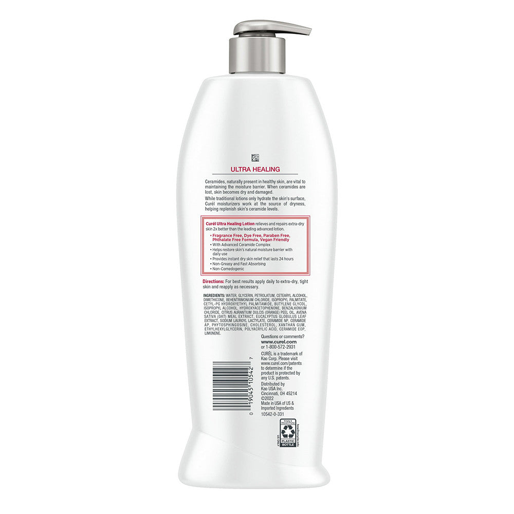 Curel Ultra Healing Moisturizing Lotion For Extra Dry Skin, 20 Oz