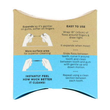 DrTungs Activated Charcoal Floss, Lemongrass, 30 Yd