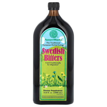 Natureworks Swedish Bitters Dietary Supplement Liquid - 33.8 Oz