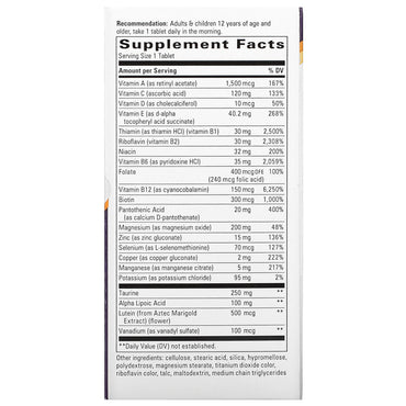 Alpha Betic Plus Extended Energy Multivitamin Tablets - 30 Ea