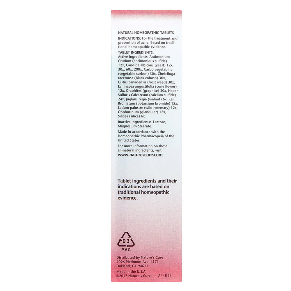 Natures Cure Acne Treatment for Females Cream, 1 Oz