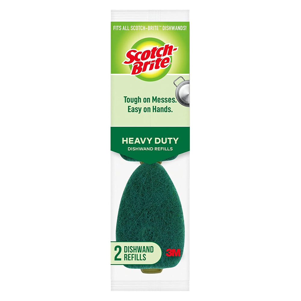 Scotch Brite Heavy Duty Dishwand 2 Refills Keep Your Hands Out of Dirty Water 1 Ea