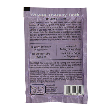 Abra Therapeutics Stress Therapy Bath, Lavender and Chamomile, 3 Oz