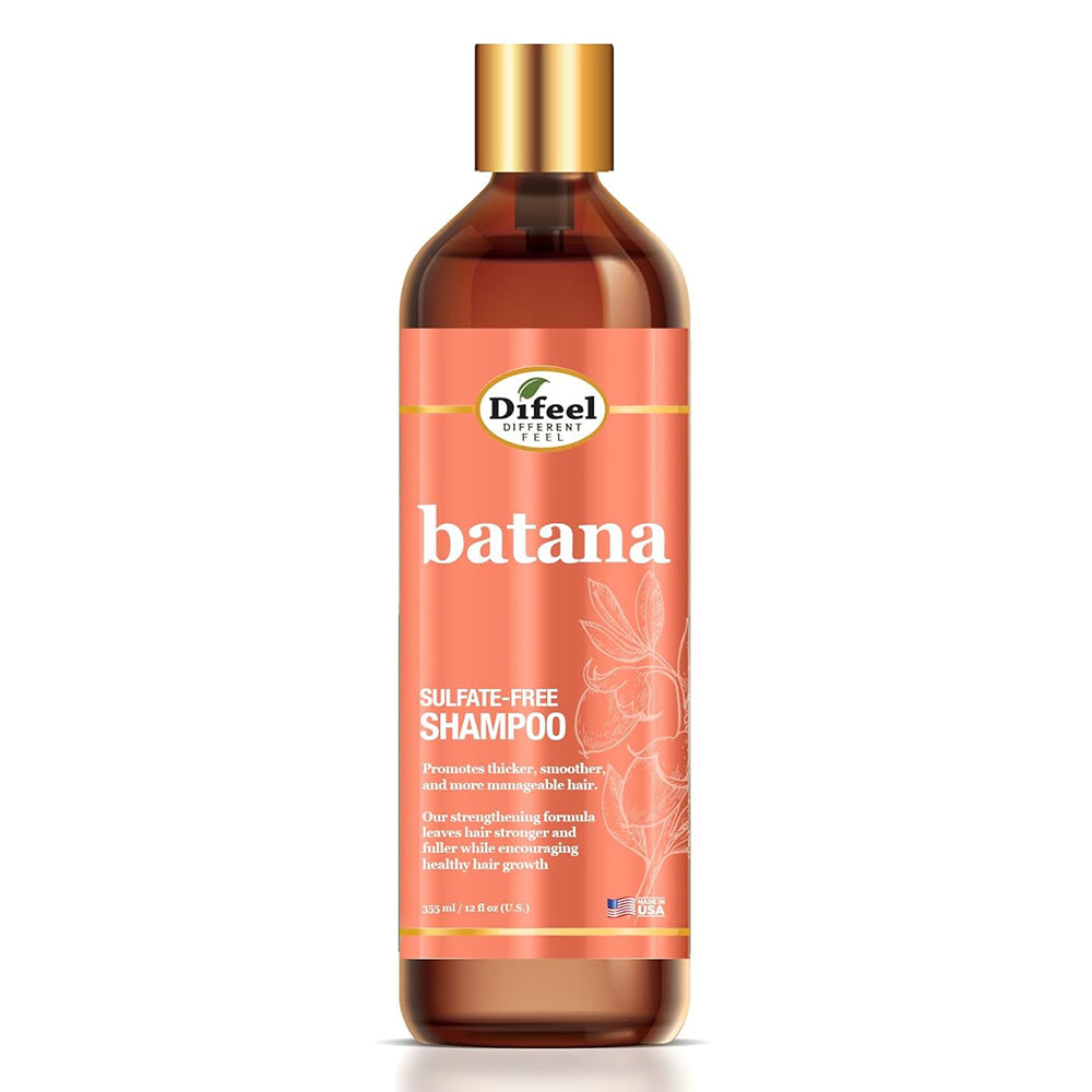 Difeel Batana Shampoo for Strengthening and Moisturizing Hair 12Oz (355ml)