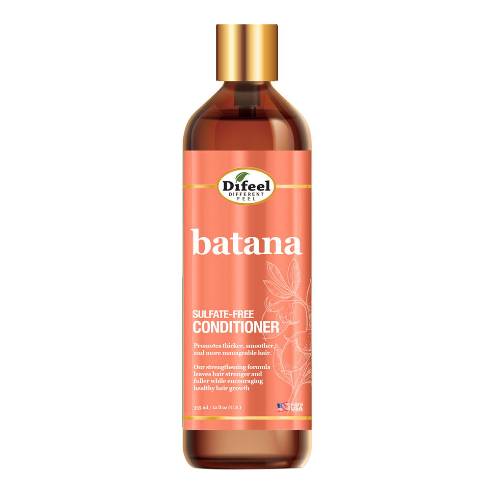 Difeel Batana Sulfate Free Conditioner Deeply Hydrates and Softens Dry Damaged Hair 12Oz (355ml)