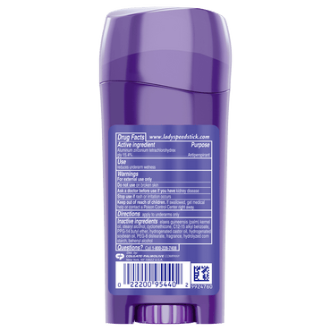 Lady Speed Stick Invisible Dry Antiperspirant And Deodorant Stick, Powder Fresh - 2.3 Oz