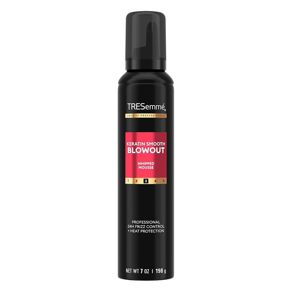 Tresemme Keratin Smooth Blowout Whipped Mousse Heat Protection Frizz Control 7Oz (198g)