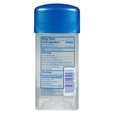 Arrid Extra Dry Antiperspirant Deodorant Clear Gel, Cool Shower, 2.6 Oz