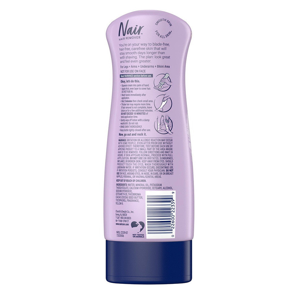 Nair Lotion Hair Remover, Cocoa Butter - 9 Oz