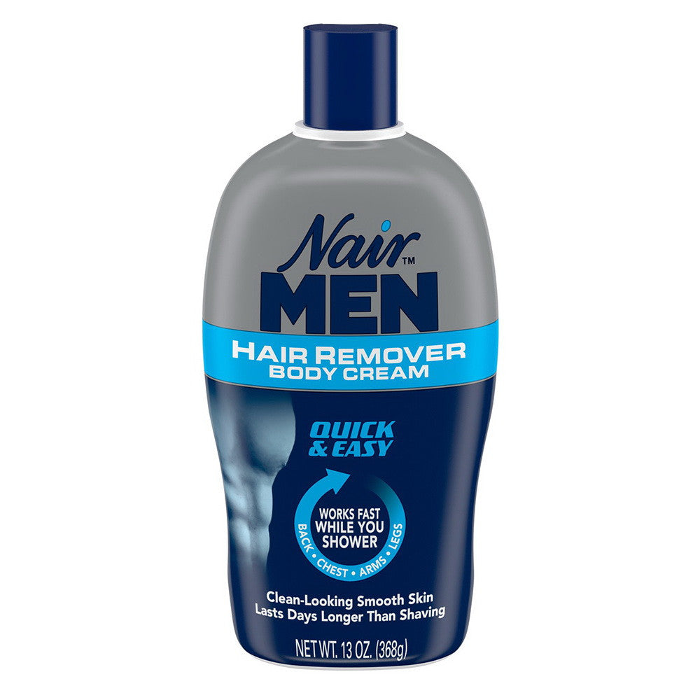 Nair Men Quick And Easy Hair Removal Body Cream, 13 Oz