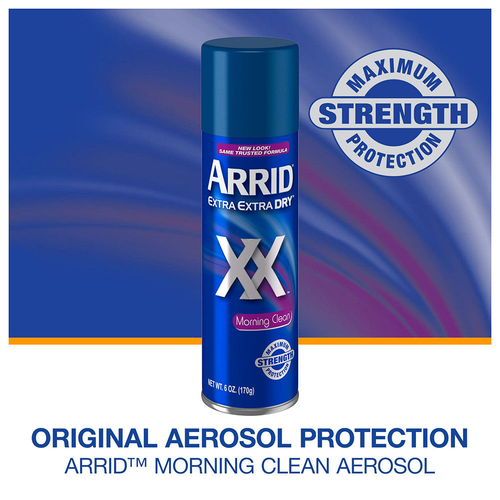 Arrid Xx Antiperspirant And Deodorant Spray Morning Cleanser - 6 Oz