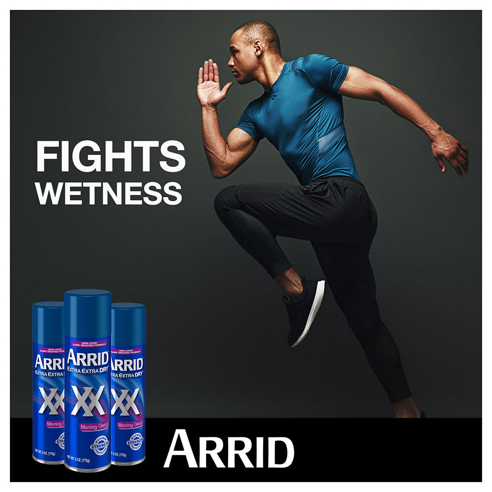 Arrid Xx Antiperspirant And Deodorant Spray Morning Cleanser - 6 Oz