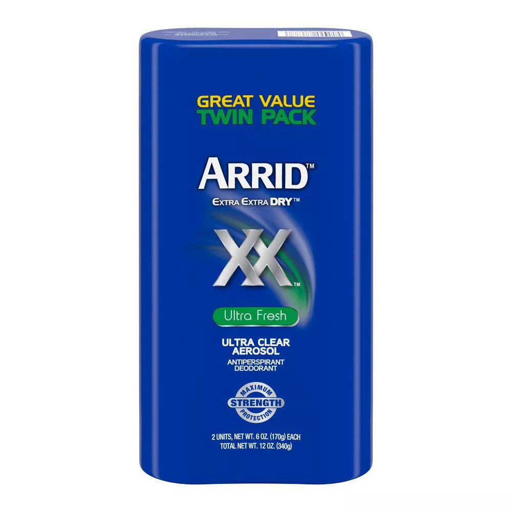 Arrid Xx Ultra Clear Ultra Fresh Antiperspirant Deodorant Twin Pack
