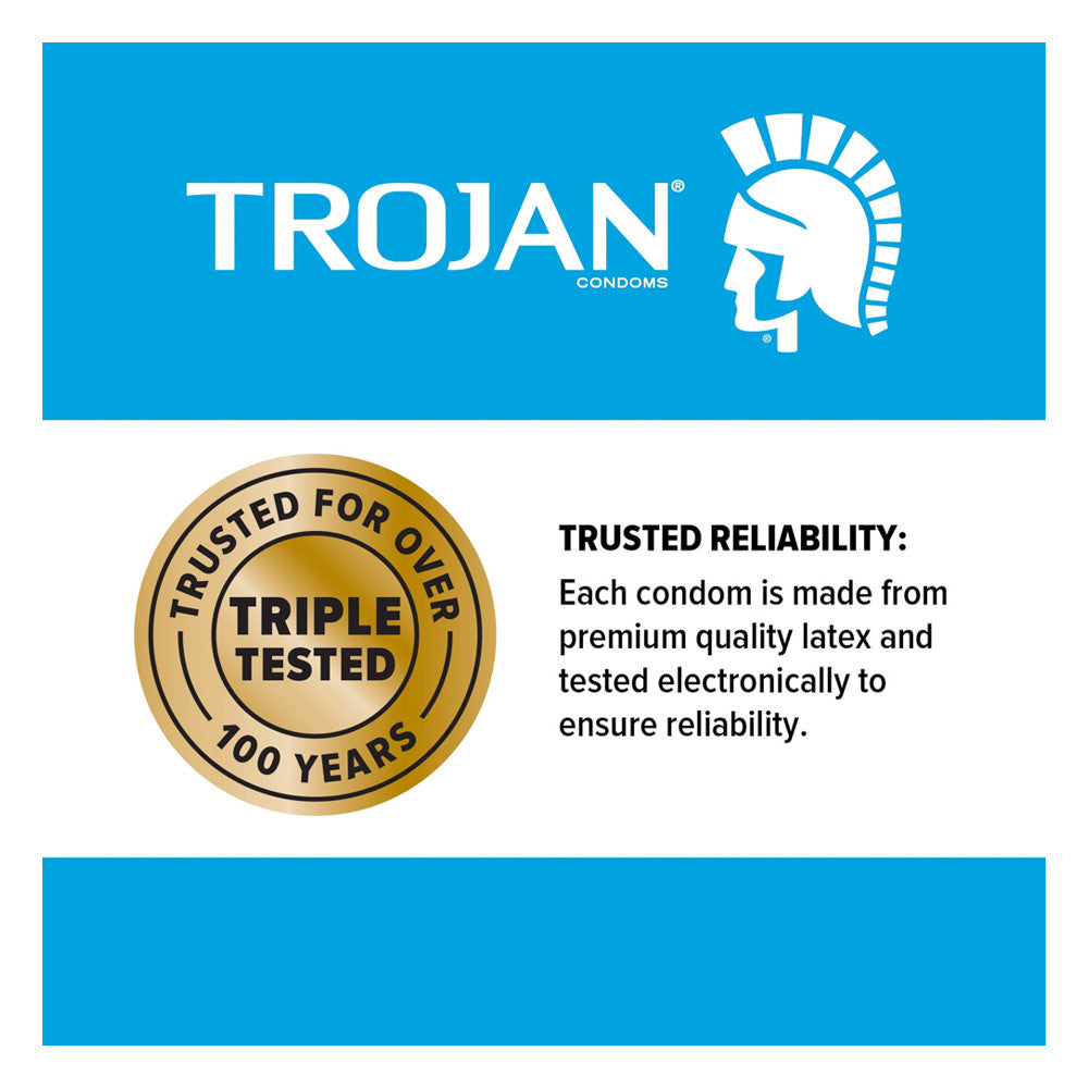 Trojans Non-Lubricated Condoms - 3 Ea/Pack