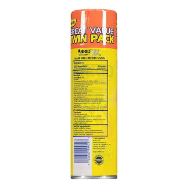Arrid Extra Dry XX Aerosol Antiperspirant Deodorant, Regular, Twin Pack, 1 Ea