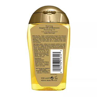 Organix Penetrating Oil For All Hair Types Renewing, Moroccan Argan Oil, 3.3 Oz
