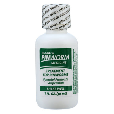 Reeses Pinworm Medicine Liquid For Entire Family, Full Strength - 2 Oz