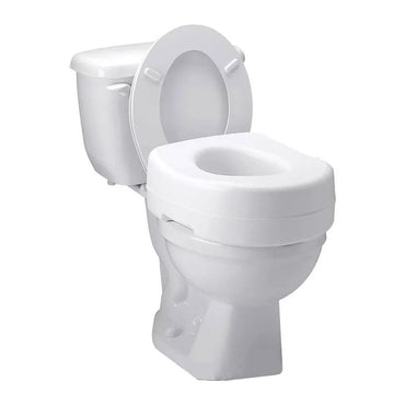 Apex Carex Raised Toilet Seat With Blow Molded, Model: B310-00, 1 Ea