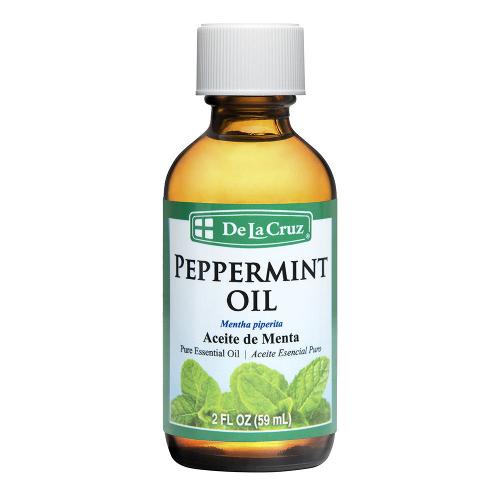 De La Cruz 100% Pure And Natural Peppermint Oil, 2 Oz