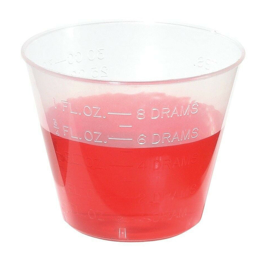 Ezy Dose Graduated or Plastic Medicine Cup, 10 Ea