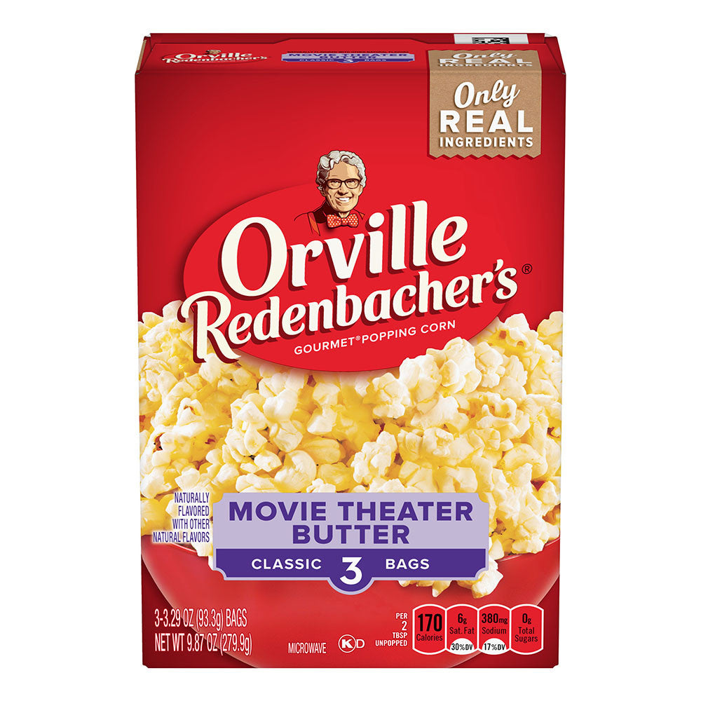 Orville Redenbachers Popcorn Movie Theater Butter, 3 Ea