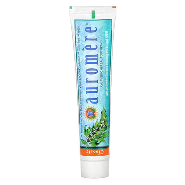 Auromere Ayurvedic Herbal Toothpaste Original Licorice, 4.16 Oz